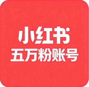 小红书五万粉账号购买  个人认证小红书粉丝账号真实粉丝  安全直登引流首选领  稳定耐用/功能正常无违规